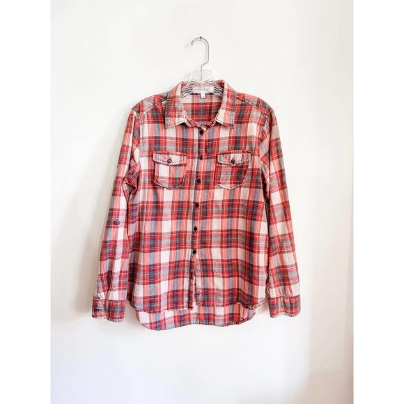 Eden and Olivia Plaid Lightweight Flannel‎ - Picture 1 of 5
